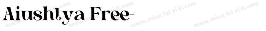 Aiushtya Free字体转换